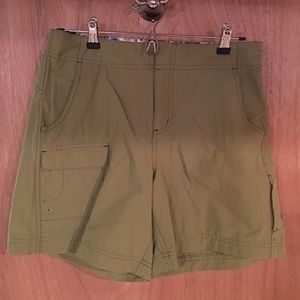 Olive green shorts