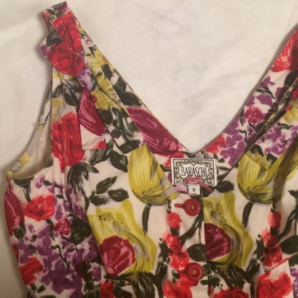 Anthropologie Yoana Baraschi Floral Tulip dress - Picture 4 of 4