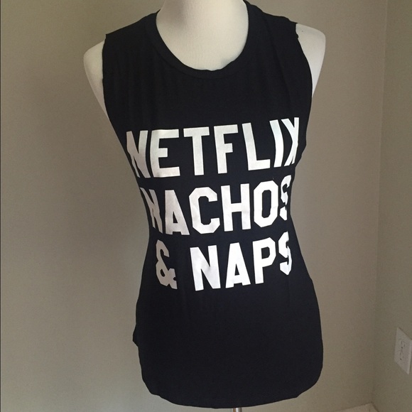 🎉 HOST PICK 🎉 Small Netflix, Nachos & Naps tank - Picture 2 of 3