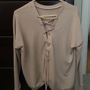 Tie Up Shirt NWOT