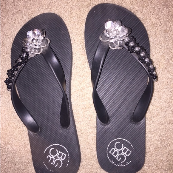 BCBG black sandals - Picture 1 of 4