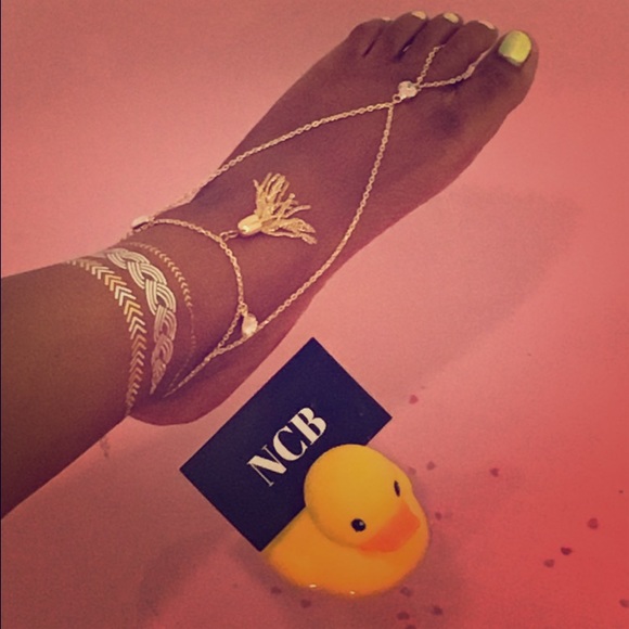 Accessories - 🔥 Final Price 🔥 rhinestone tassel anklet
