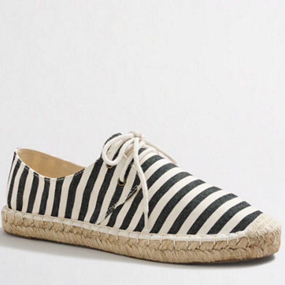J. Crew Shoes - HP🎉[j crew] striped espadrilles