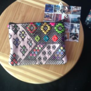 ! SALE! Yob recycled textile pouch