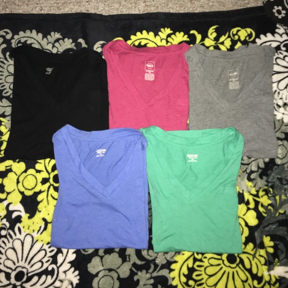 Basic V-Neck Tee Bundle