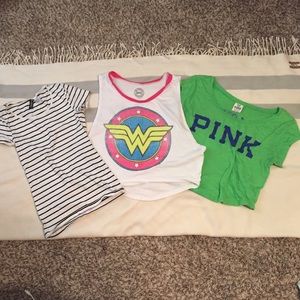 bundle of 3 shirts