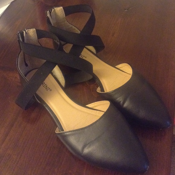 Strappy flats