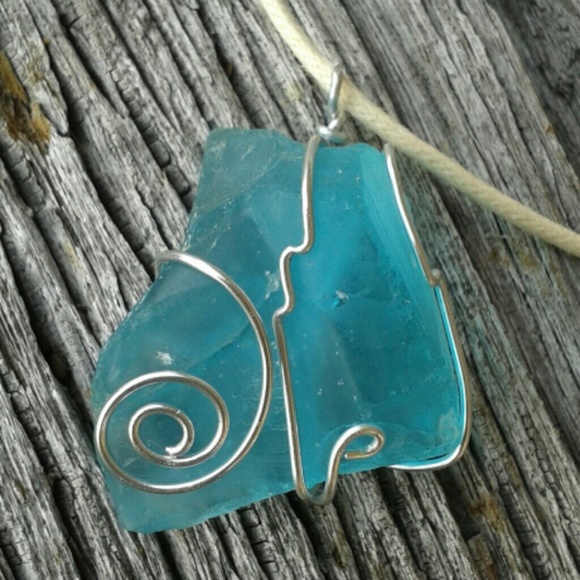 Wire wrapped necklace