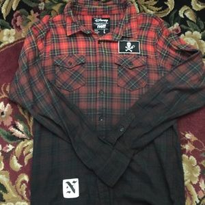 Red flannel fading to black. Limited edition
