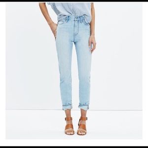 Madewell Perfect Summer Jean in Fitzgerald wash 28