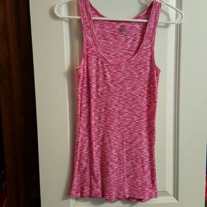 Pink and white Old Navy tank top