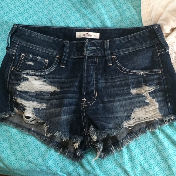 Hollister Distressed Jean Shorts