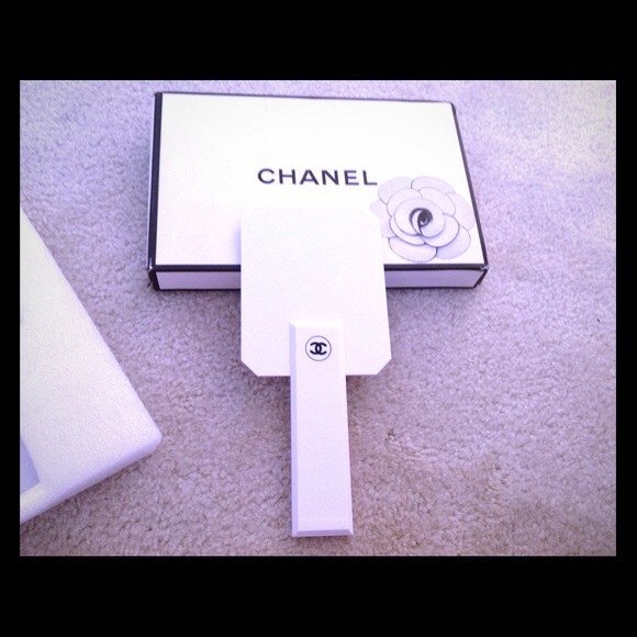 Chanel hand mirror