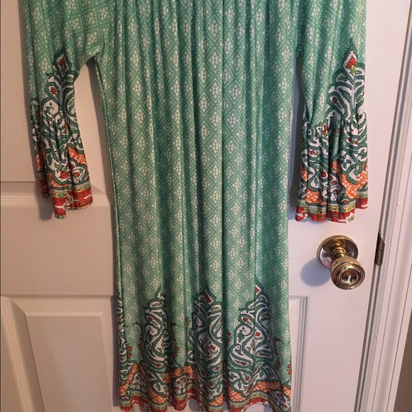 Green Dress with details