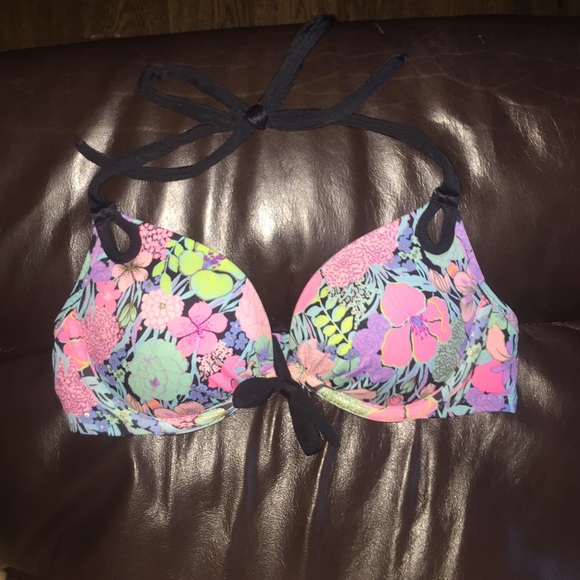 VS Floral Bikini Top