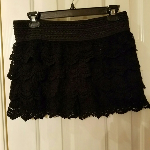 Lace crocheted  shorts