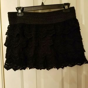 Lace crocheted  shorts