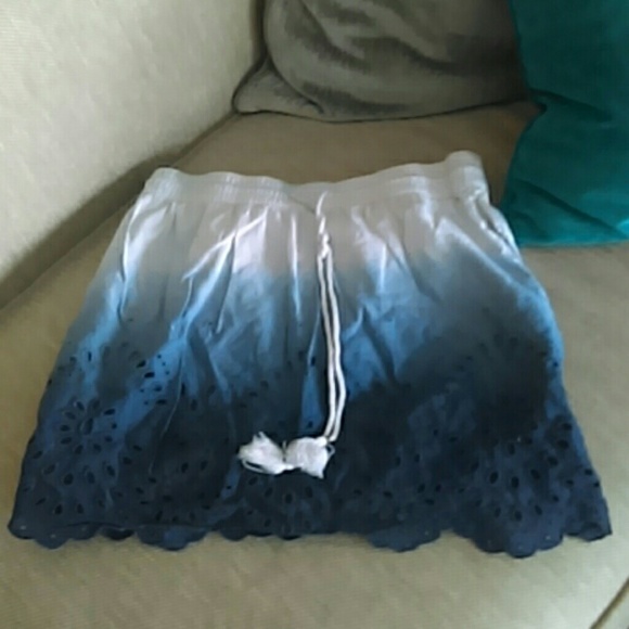 Express ombr? patterned skirt