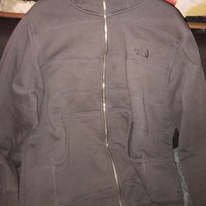 North face zip up with hood