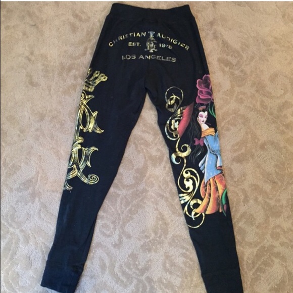 Black Christian Audigier Leggings