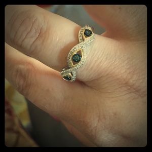 Flash sale! Diamond evil eye ring!