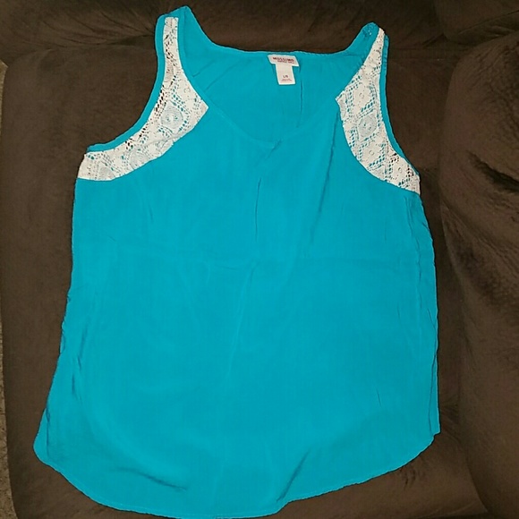 Mossimo Supply Co. Crochet Tank Top Large