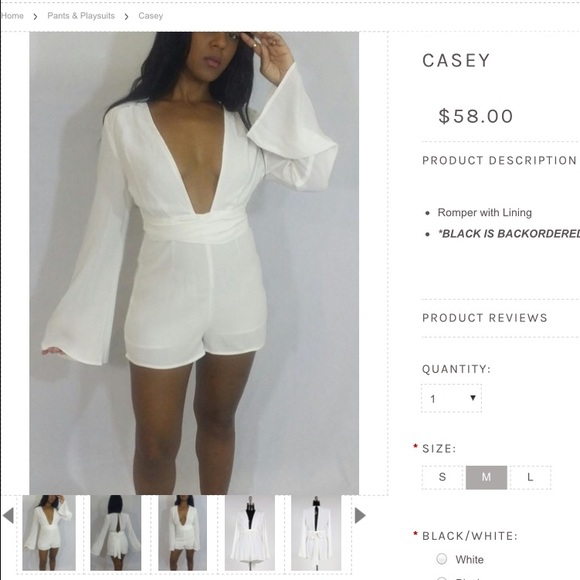 Casey Romper ✨Ships immdeiately✨ - Picture 1 of 2