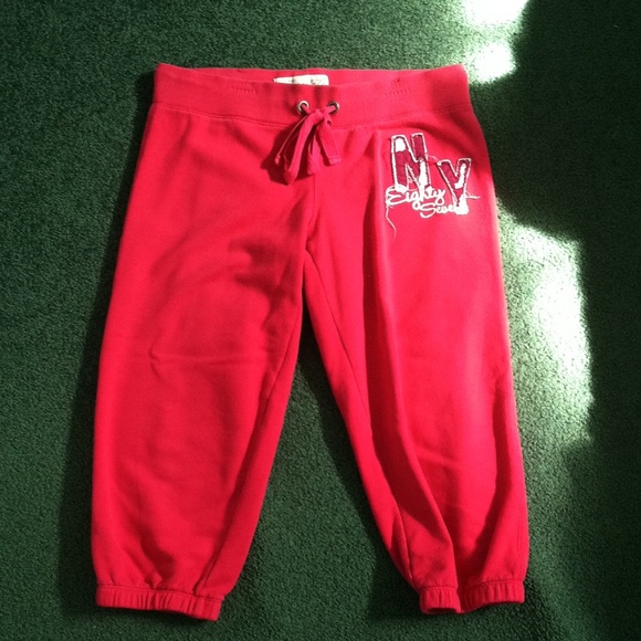 Pink sweatpants