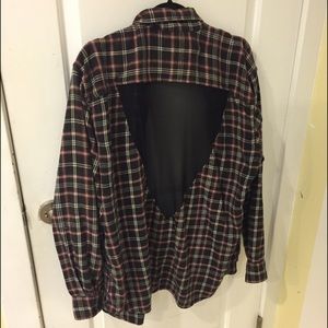 LF plaid button down