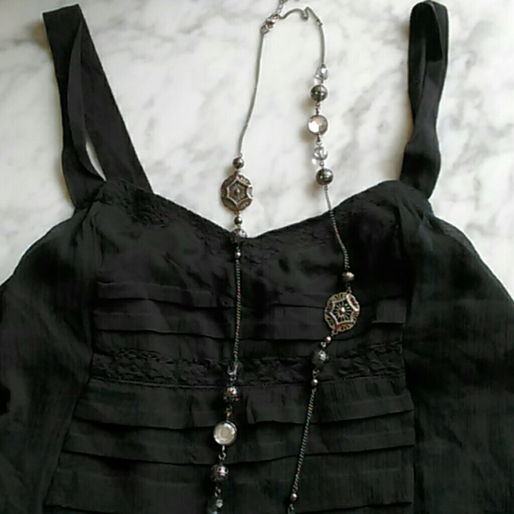 American Eagle Sheer Cami Top Size Small - Picture 4 of 4