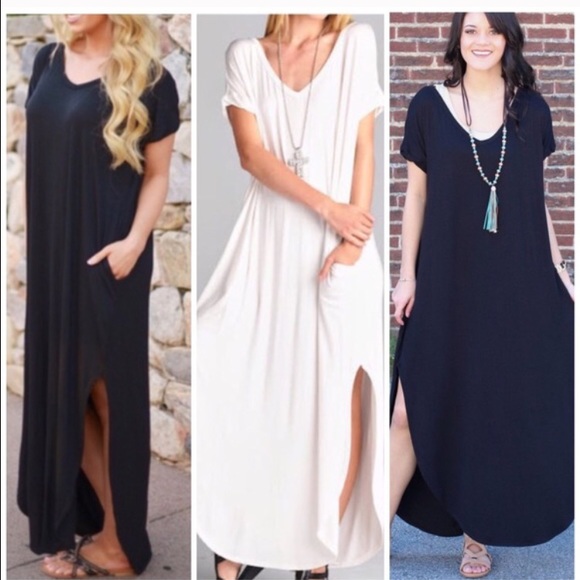 Slouchy Oversized Maxi Dress Shirtdress - Picture 3 of 4