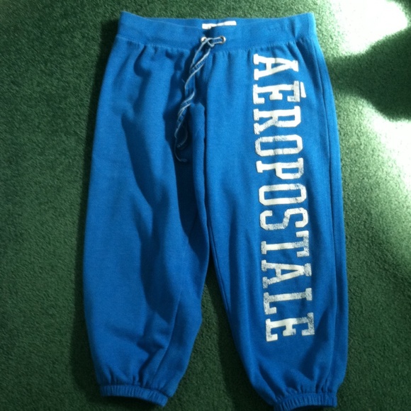 Blue sweatpants