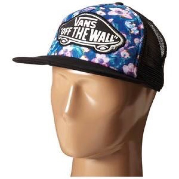 Vans Beach Girl Trucker Hat (Blurred Floral)