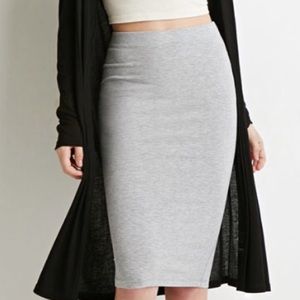 H&M stretch knit pencil skirt