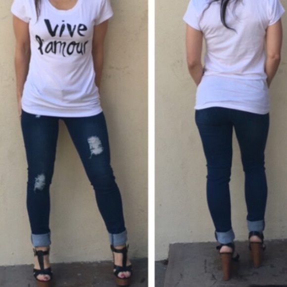 Graphic T; New; great essential for basic outfit! - Picture 3 of 3