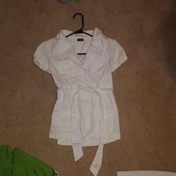 White dressy coat