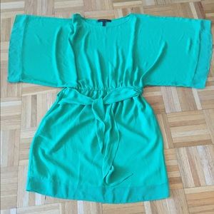 ❌SOLD❌ Green slinky chiffon dress