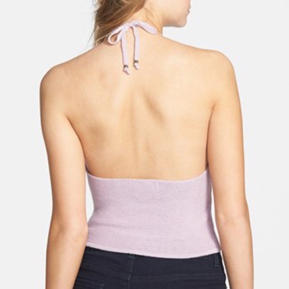 ❌ SOLD ❌ Halter tie crop top - Picture 2 of 4