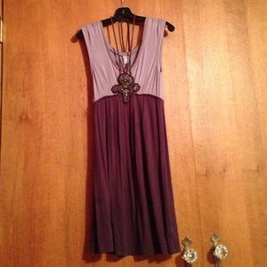 Grey and Purple FP dress