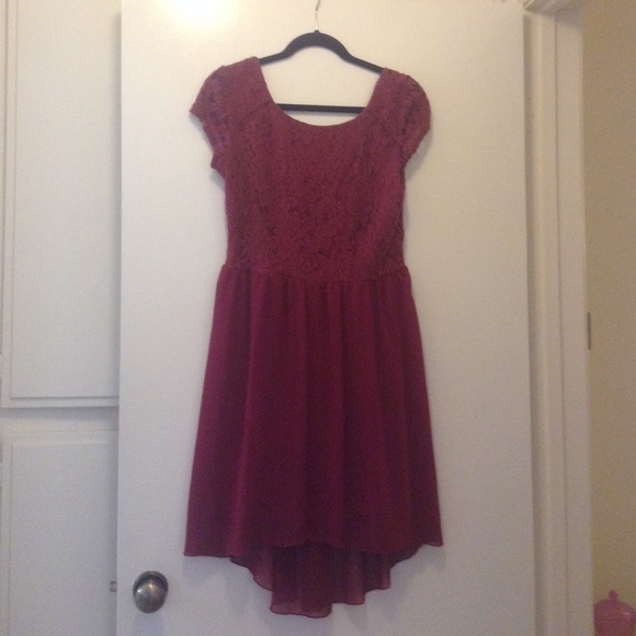 Lace top dress