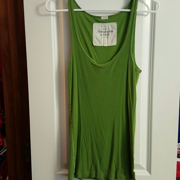 Green Abercrombie & Fitch tank top