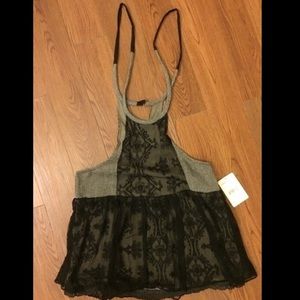 NWT Free People Overall Skirt