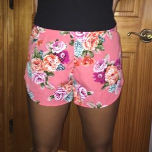 Floral Print Shorts
