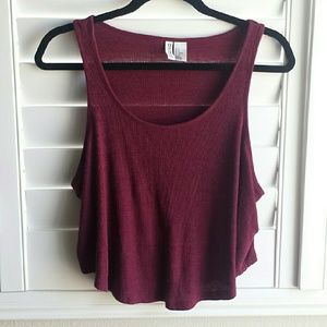 H&M Ribbed Cropped Tanktop