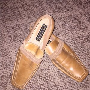 Square toe loafer