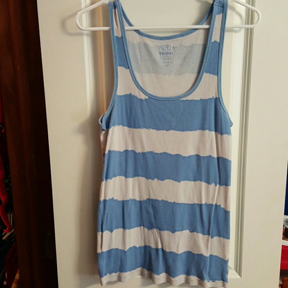 Blue and gray Old Navy tank top