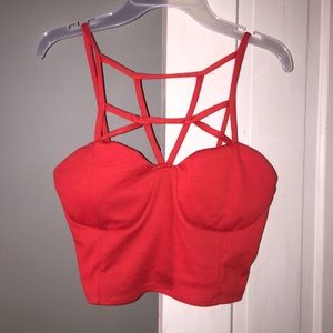 Red crop top❤️