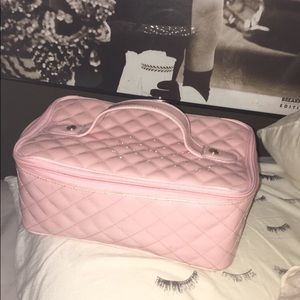 Rare light pink Victoria secret large make up bag