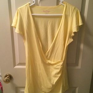 Lilly Pulitzer Cap Sleeve Top (Size L)