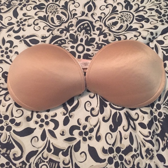 Tan VS strapless bra
